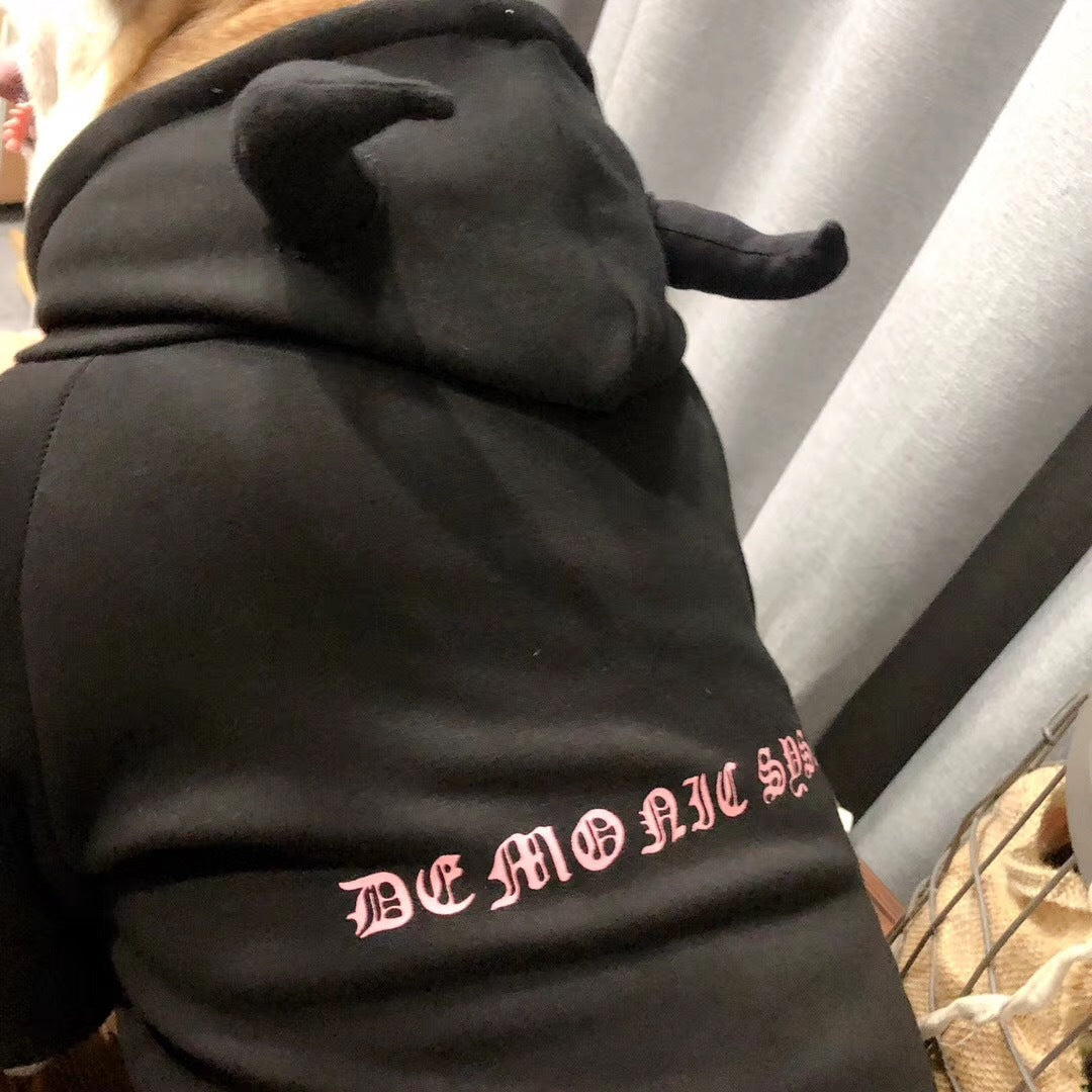Halloween Fleece-Lined Hoodie for Dogs & Cats