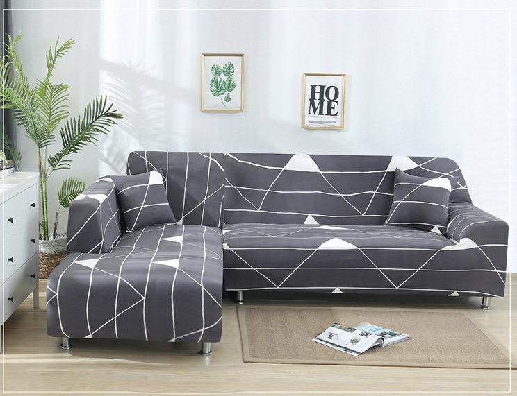 Full-Cover Stretch Sofa Protector for Pet Households – 1 to 4 Seats