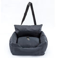 Dark Grey Fabric Pet Car Seat – 40 × 45 cm