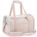Lasaviin Vegan-Leather Pet Carrier – White