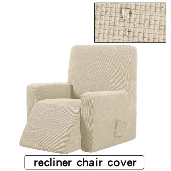 Waterproof Checkered Stretch Recliner Cover