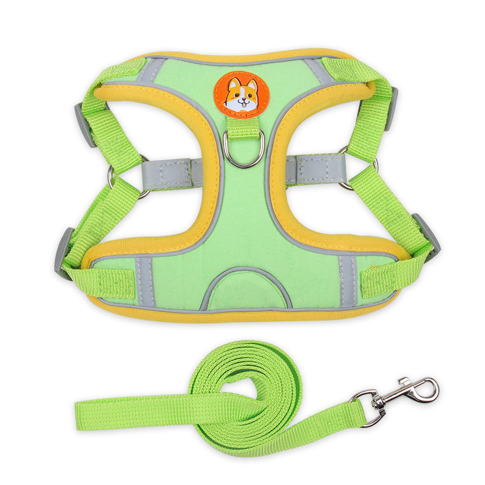 Reflective Soft-Mesh Harness for Dogs & Cats