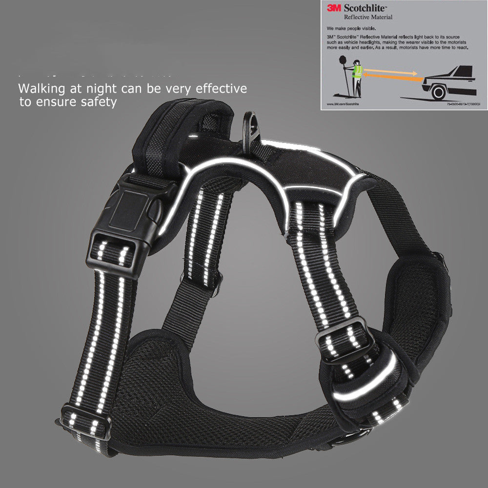 Adjustable Reflective Dog Vest Harness