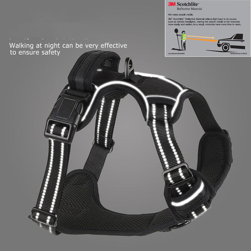 Adjustable Reflective Dog Vest Harness