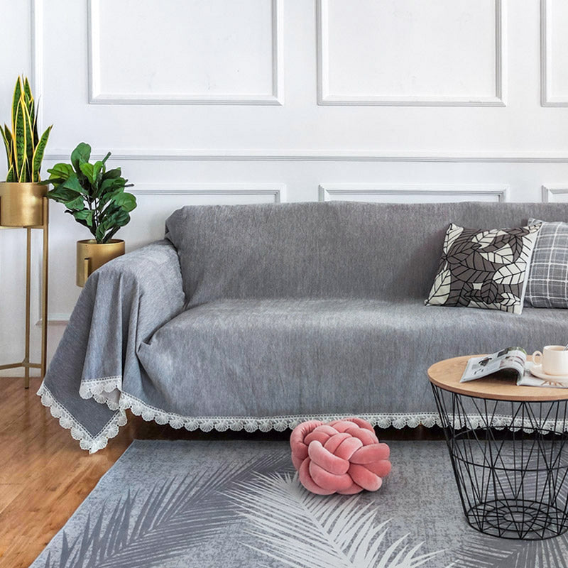 Chenille Sofa Protection Throw for Pet Households