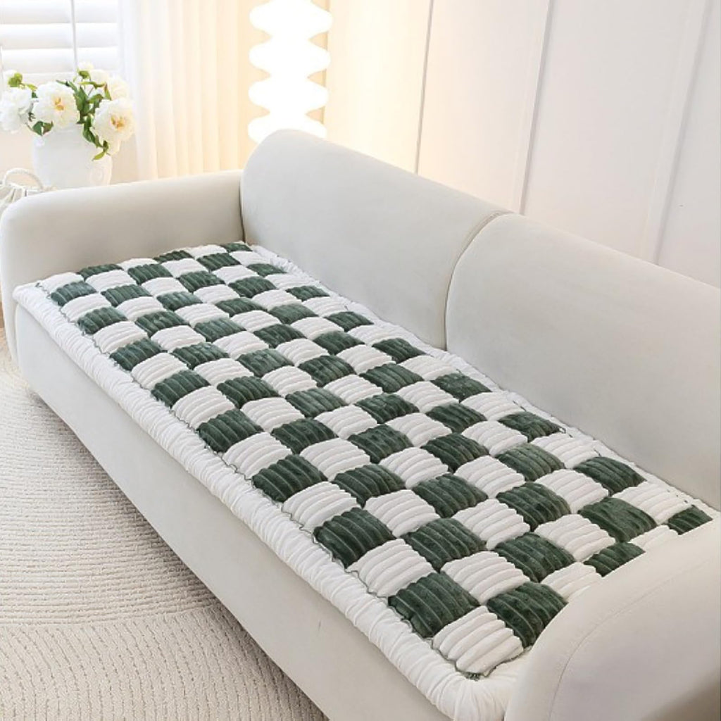 LONKEEN Washable Dog Sofa Protector – Green, 27.6 × 59 in