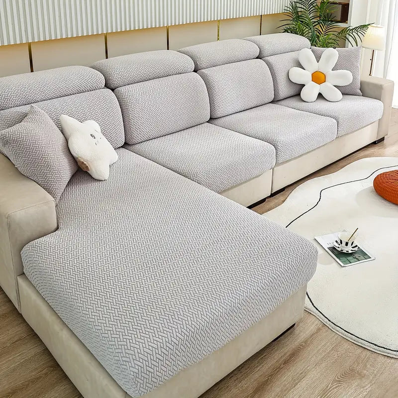 Non-Slip Velvet Stretch Sofa Protector – 1 to 4 Seats