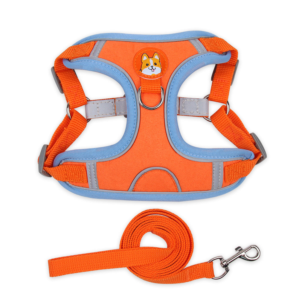 Reflective Soft-Mesh Harness for Dogs & Cats