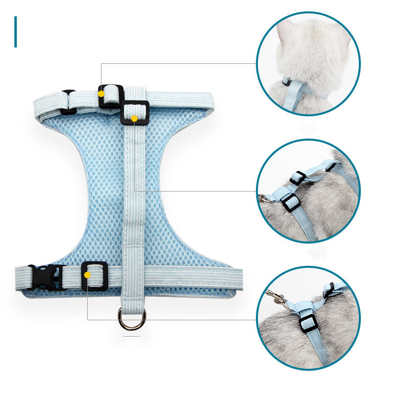 Cross-Back Cat Harness & Leash
