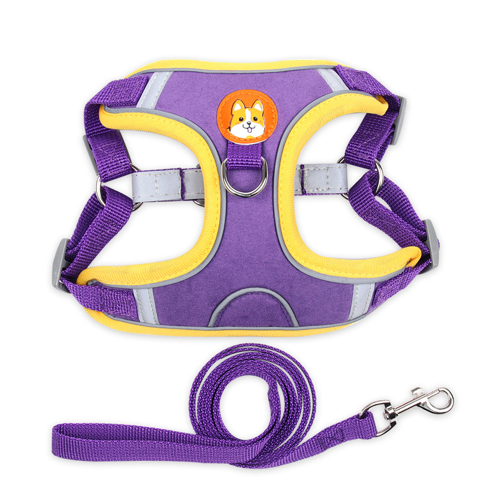 Reflective Soft-Mesh Harness for Dogs & Cats