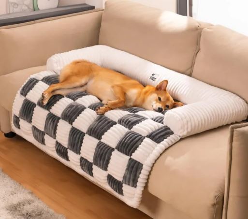 Checkered Pet Sofa Seat Protector