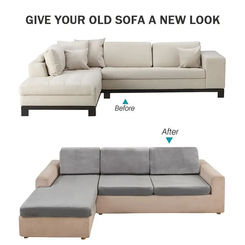 Removable Stretch Sofa Cover for Pet Hair Protection – S to XL