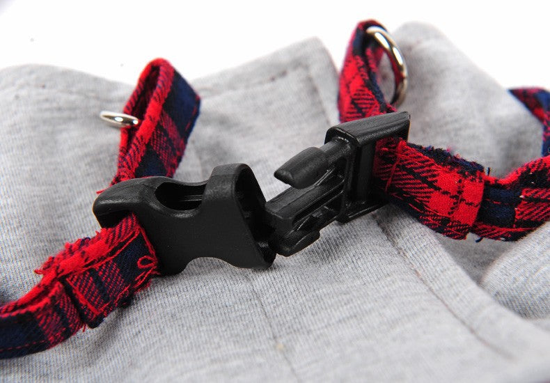 Red Mesh Cat Harness & Leash