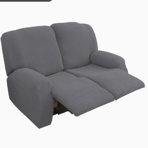 Velvet Pet Reclining Loveseat Cover – 6-Piece Set