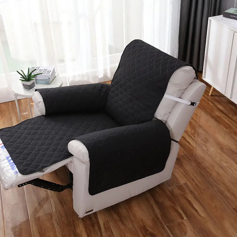Reversible Water-Resistant Pet Sofa Slipcover with Straps