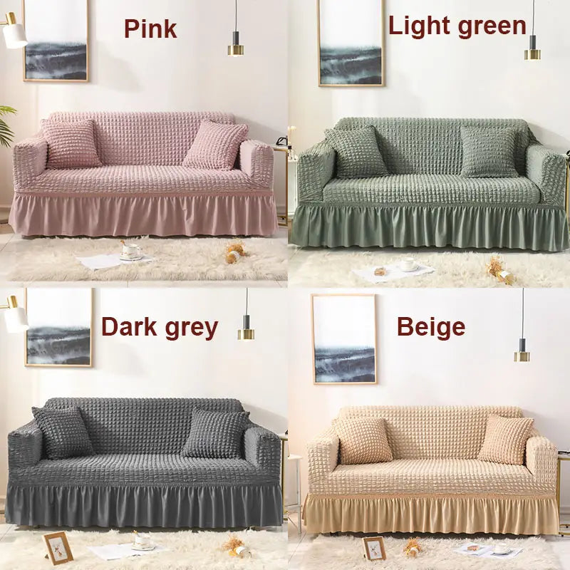 Washable Stretch Pet Sofa Cover with Skirt