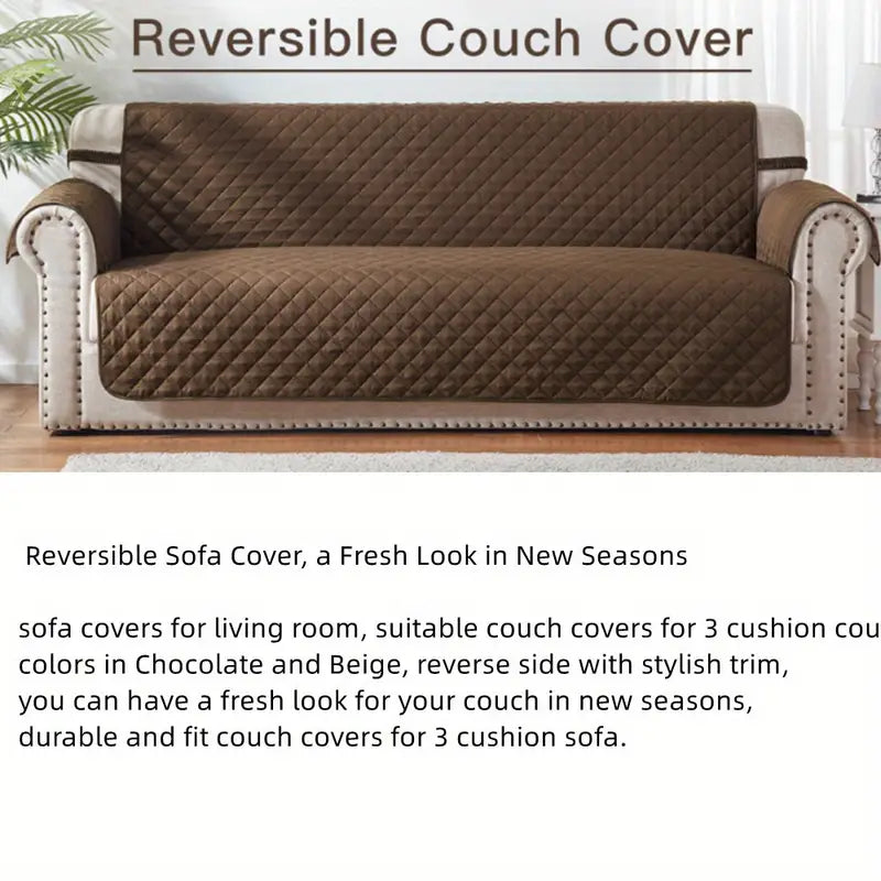 Reversible Dog Sofa Cover – Three Seat, 78 in