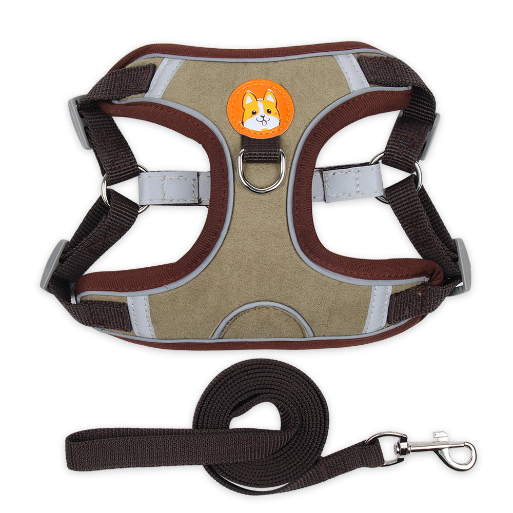 Reflective Soft-Mesh Harness for Dogs & Cats