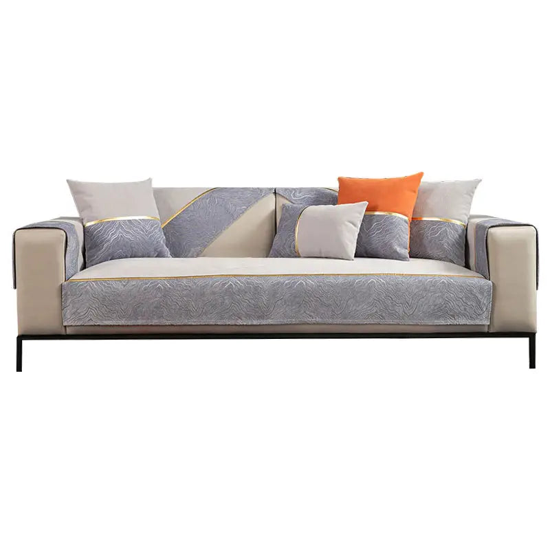 Chenille Non-Slip Sofa Cover for Pet Households – Multiple Sizes