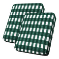 hyha Pet Sofa Cushion Covers – Green & White Plaid, 2-Piece Set