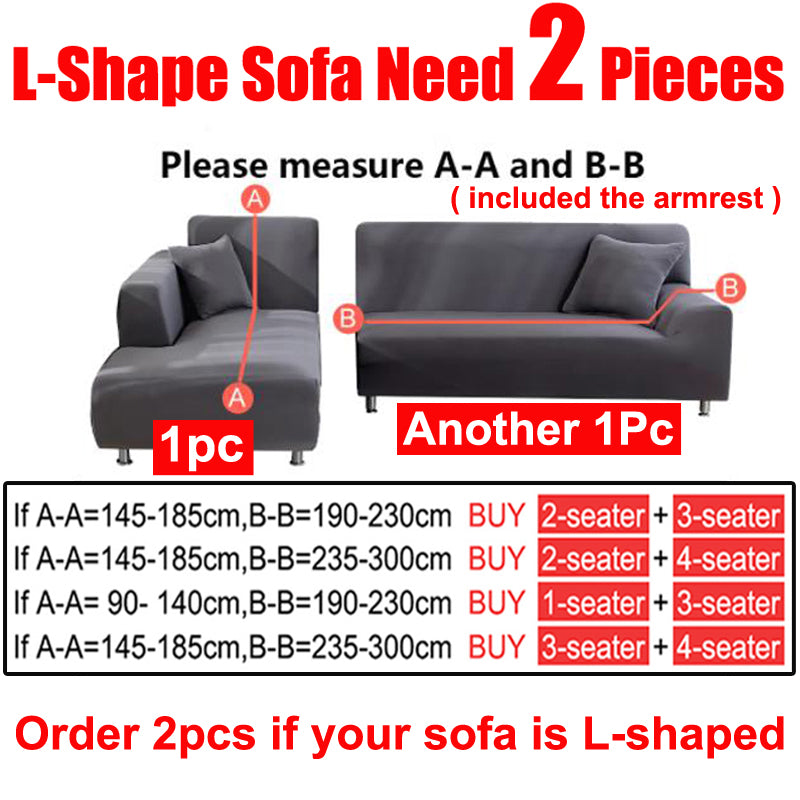 Waterproof Stretch Pet Sofa Cover – Multiple Sizes