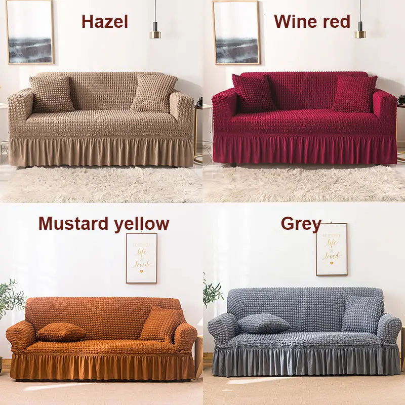 Washable Stretch Pet Sofa Cover with Skirt