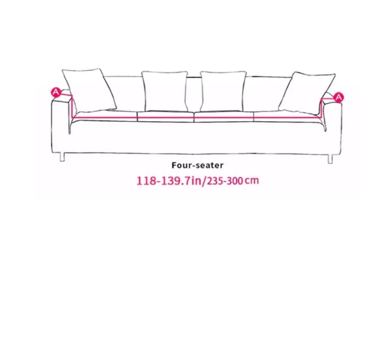 Blue Geometric Non-Slip Pet Sofa Cover – 1 to 4 Seats