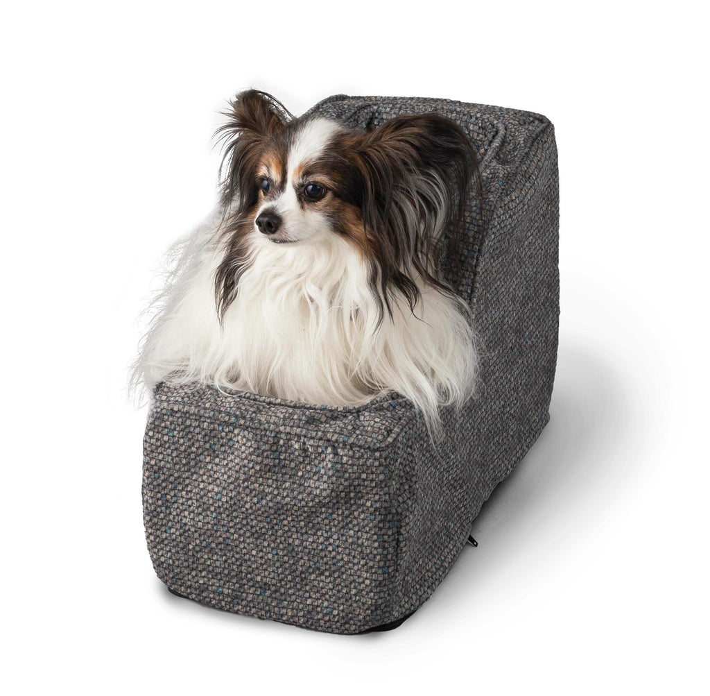 Snoozer High-Back Console Dog Car Seat – Merlin Pewter, Small