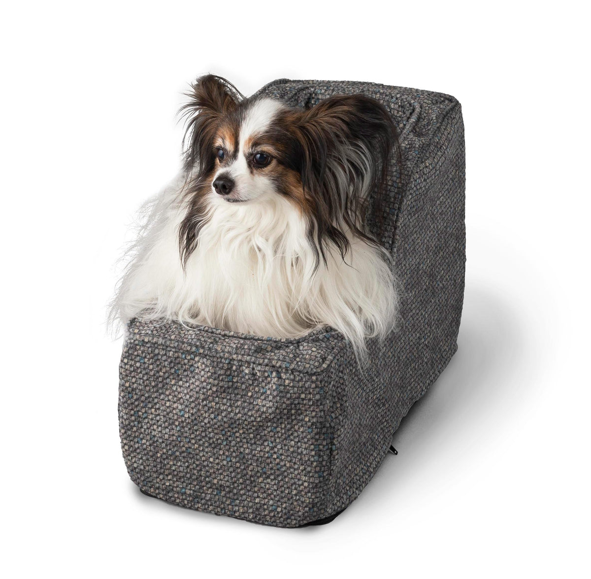 Snoozer High-Back Console Dog Car Seat – Merlin Pewter, Small