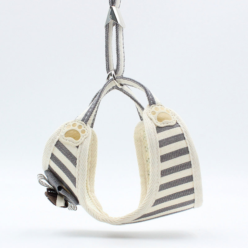 Patterned Nylon Cat Vest Harness & Leash