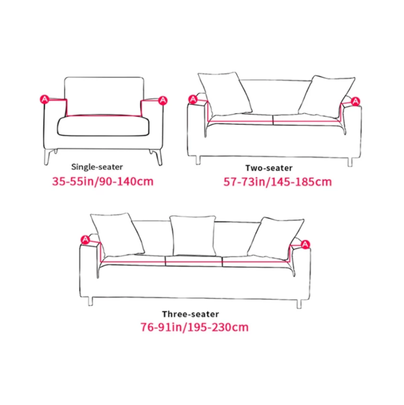Blue Geometric Non-Slip Pet Sofa Cover – 1 to 4 Seats