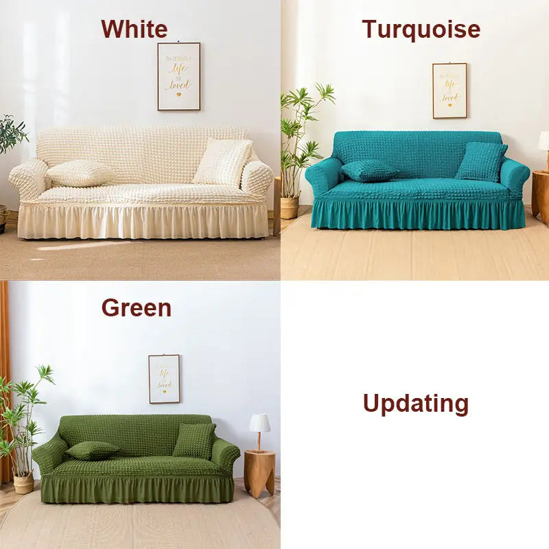 Washable Stretch Pet Sofa Cover with Skirt