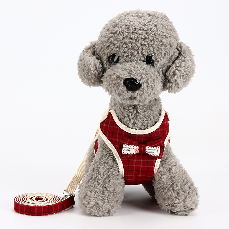 Patterned Nylon Cat Vest Harness & Leash