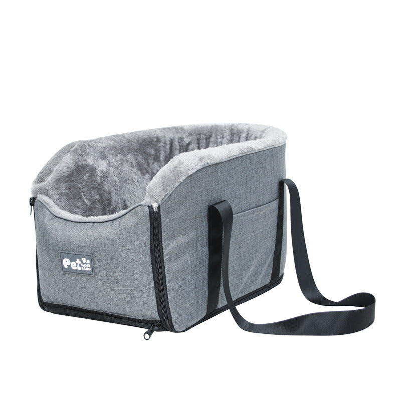 Soft Grey Console Pet Travel Bed & Carrier