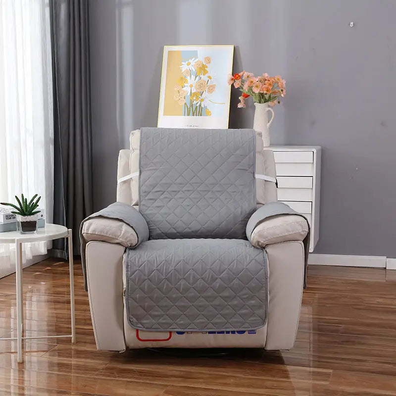 Reversible Water-Resistant Pet Sofa Slipcover with Straps