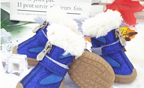 Pet Shoes, Dog Snow Boots, Warm Dog Booties