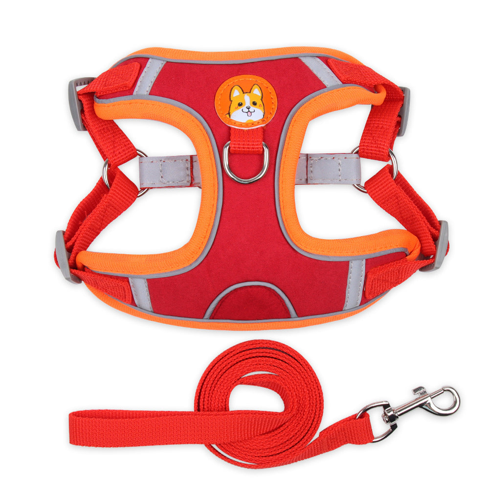 Reflective Soft-Mesh Harness for Dogs & Cats