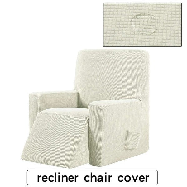 Waterproof Checkered Stretch Recliner Cover