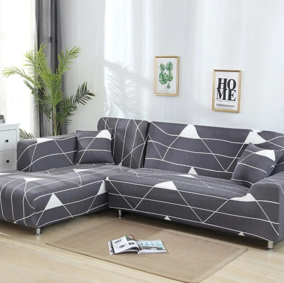 Full-Cover Stretch Sofa Protector for Pet Households – 1 to 4 Seats