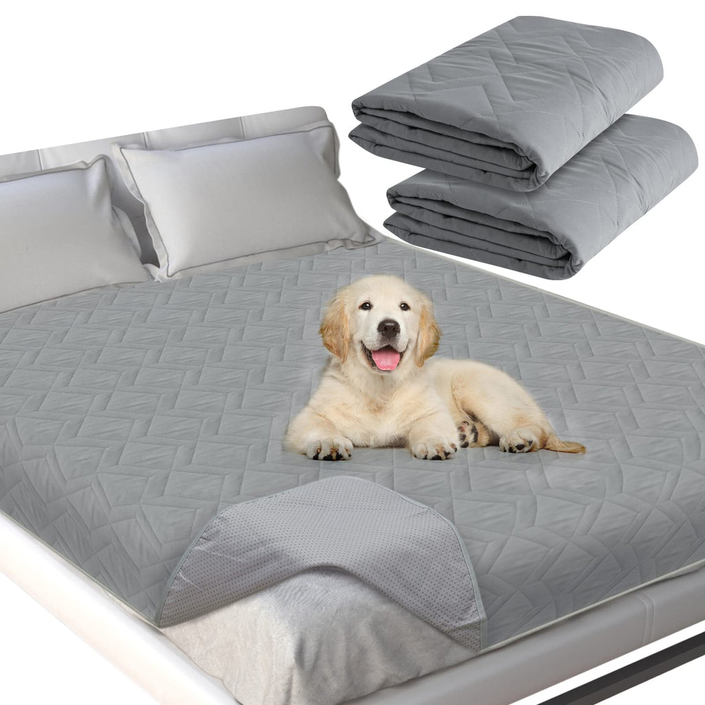 MOONSEA Waterproof Non-Slip Pet Sofa Cover – 2 Pack, 52 × 82 in