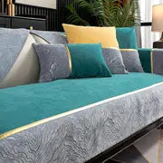 Chenille Non-Slip Sofa Cover for Pet Households – Multiple Sizes