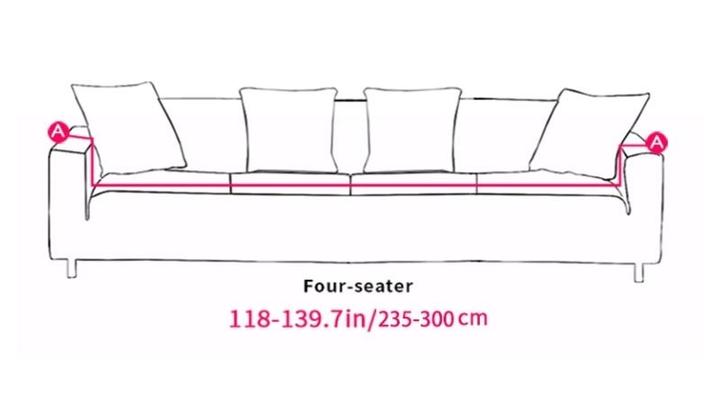 Colorful Geometric Non-Slip Stretch Sofa Cover