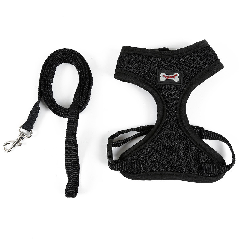 Soft Mesh Cat Harness with 120 cm Leash