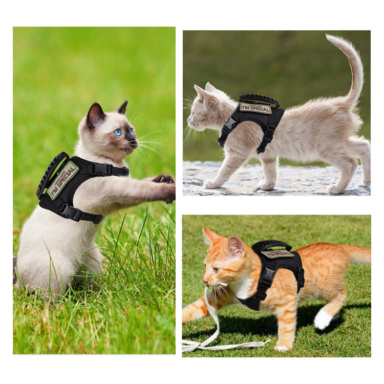 Adjustable Tactical Cat Vest Harness