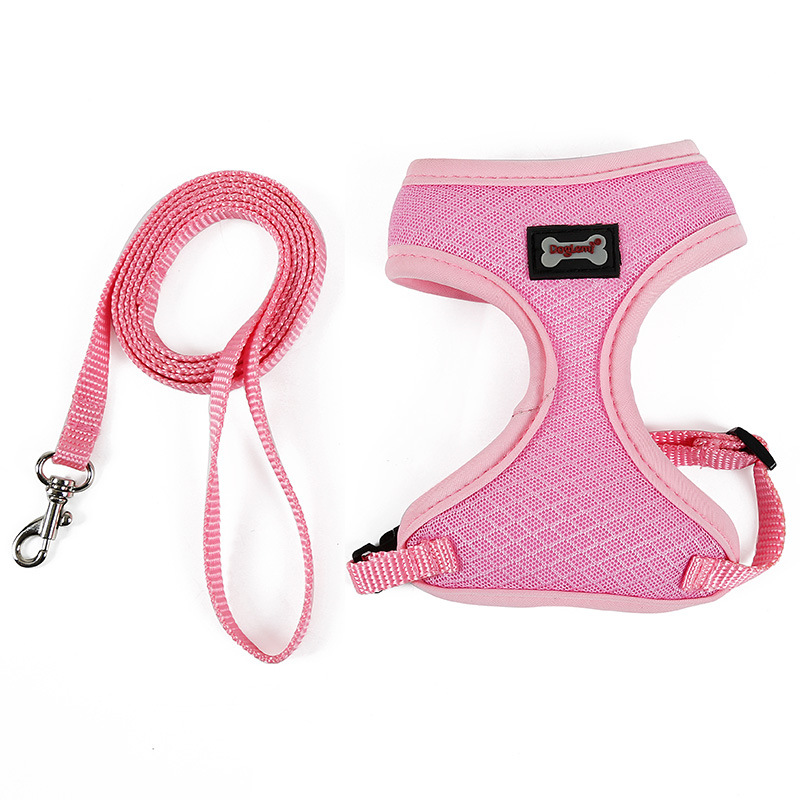 Soft Mesh Cat Harness with 120 cm Leash