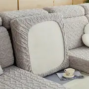 Striped Velvet Stretch Pet Sofa Cover