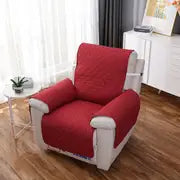 Reversible Water-Resistant Pet Sofa Slipcover with Straps