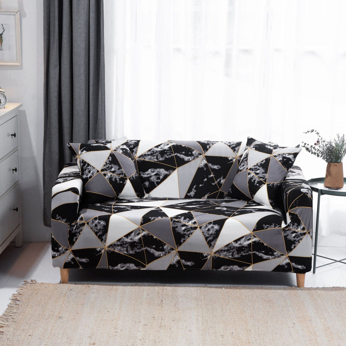 Nordic Stretch Sofa Cover for Pet Hair Protection