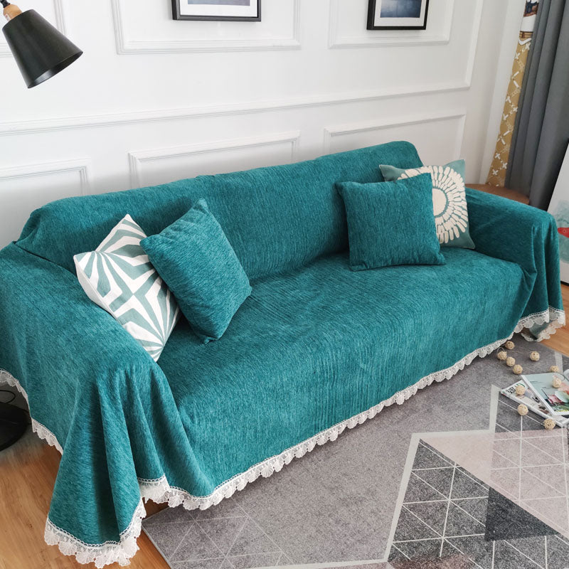 Chenille Sofa Protection Throw for Pet Households