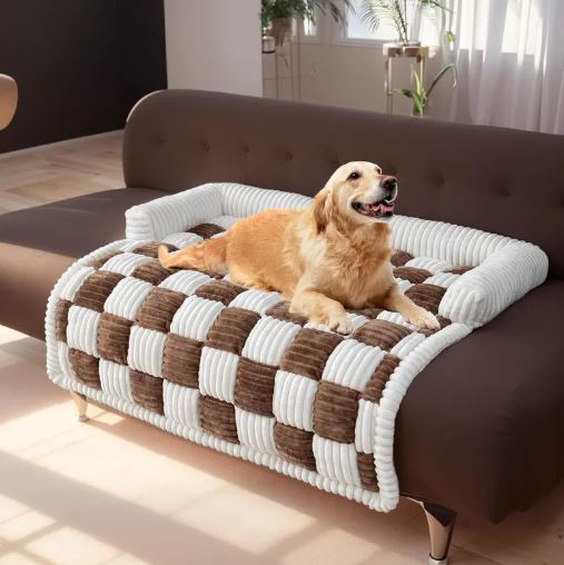 Checkered Pet Sofa Seat Protector